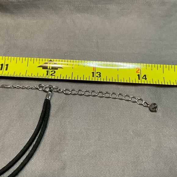 NWT Express Multi Strand Choker Necklace W/ Pendant #1229 - Picture 5 of 6